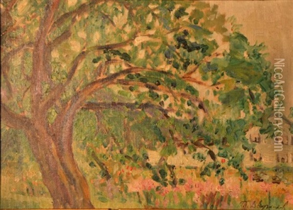Landscape Oil Painting - Tit Yakovlevich (Yakovich) Dvornikov