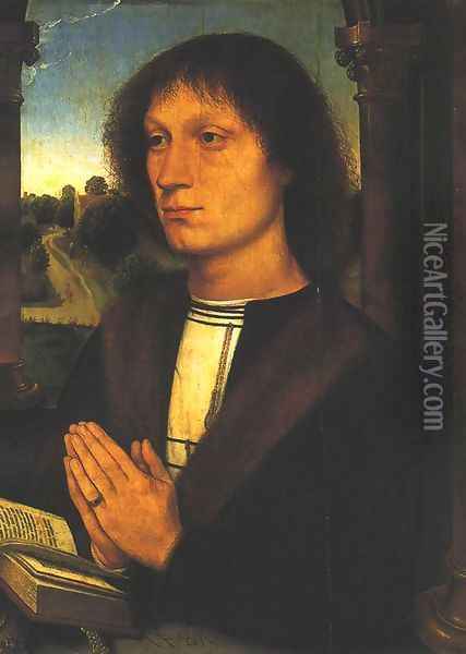 Portrait of Benedetto di Tommaso Portinari Oil Painting - Hans Memling