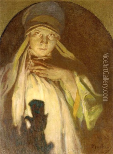 The Enchantress Oil Painting - Alphonse Mucha