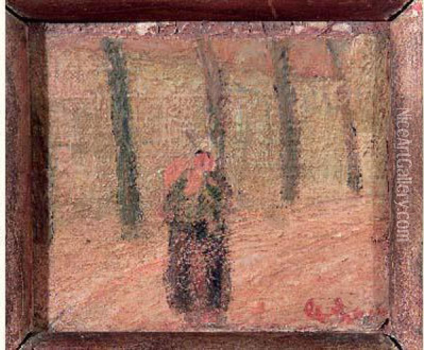 Jeune Paysanne Oil Painting - Gustave Loiseau