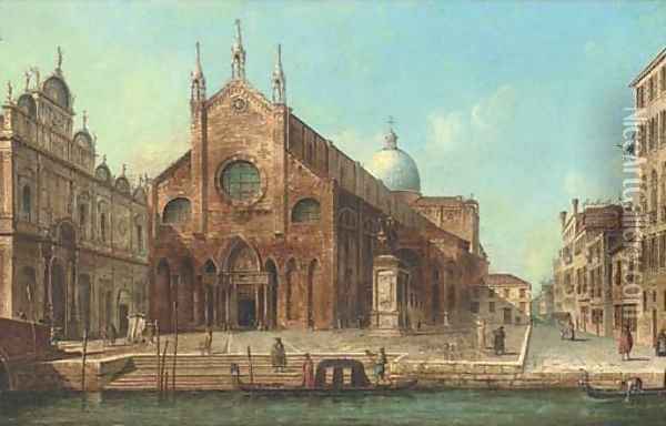 Piazza San Zaccaria, Venice Oil Painting - Italian School