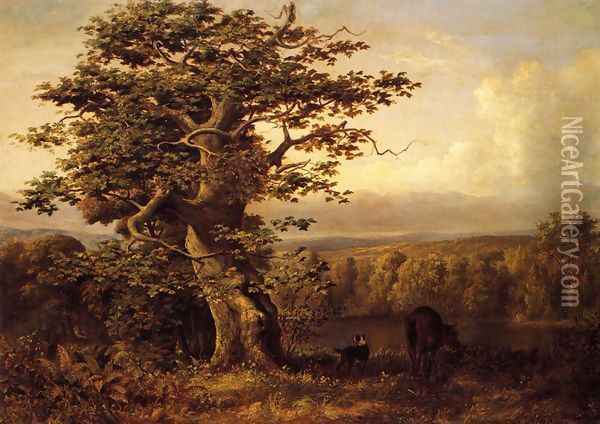 A View in Virginia Oil Painting - William Holbrook Beard