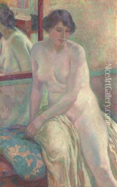 Venitienne, I (marcella) Oil Painting - Theo van Rysselberghe