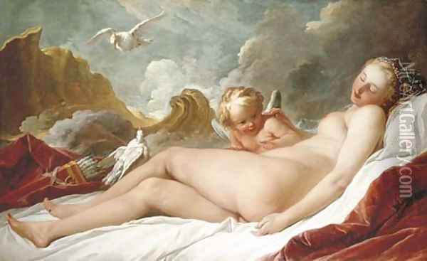 Le Sommeil de Venus Oil Painting - Francois Boucher
