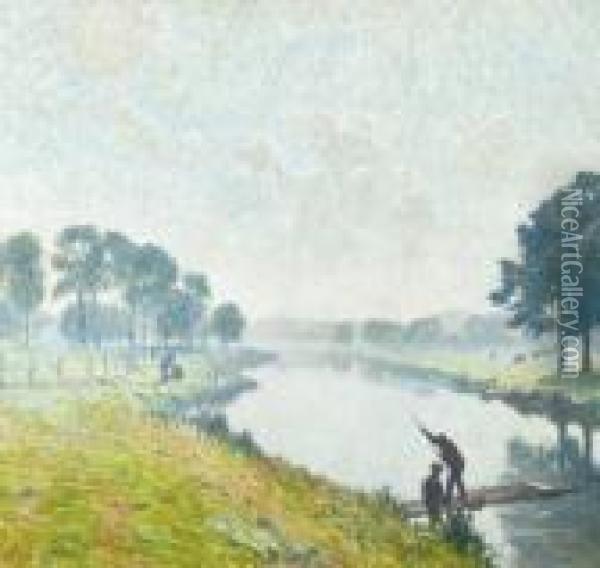 Le Passeur Oil Painting - Emile Claus
