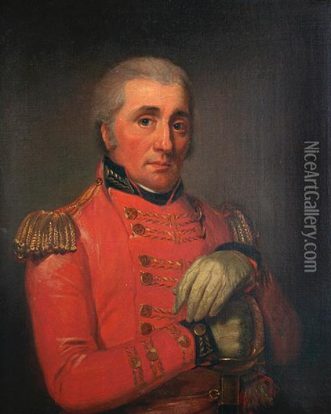 A Portrait Of General William Wemyss Oil Painting - Sir Henry Raeburn