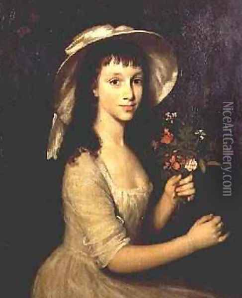 Portrait of Mary Graves Oil Painting - John Opie