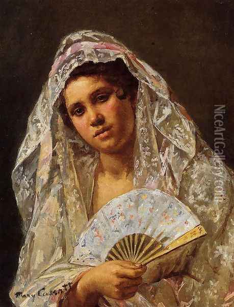 A Seville Belle Oil Painting - Mary Cassatt