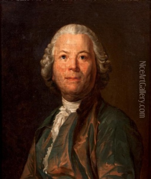 Portrait De Christoph Willibald Gluck Oil Painting - Joseph-Siffred Duplessis