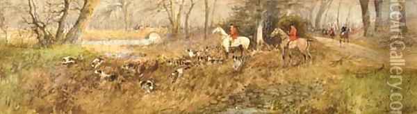 The chase Oil Painting - Arthur Willett