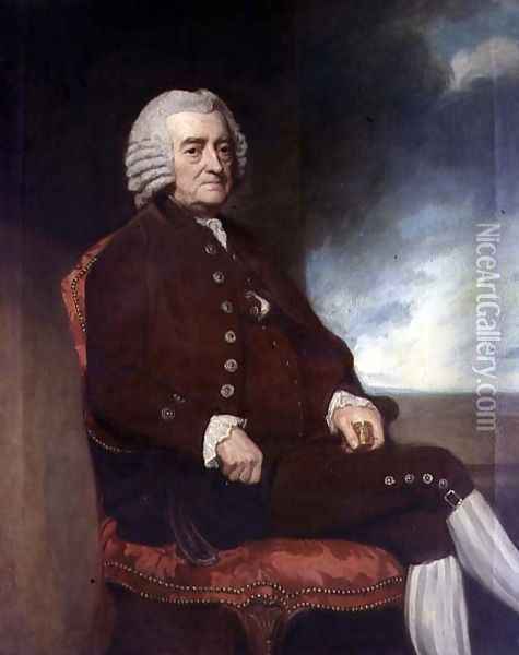 Portrait of John Smith 1703-87 a London Merchant, 1782 Oil Painting - George Romney