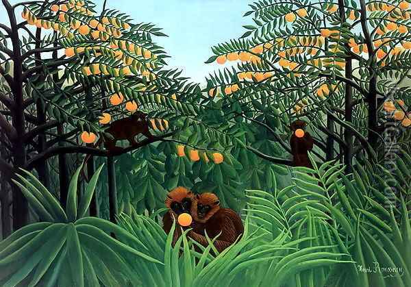 The Tropics Oil Painting - Henri Julien Rousseau
