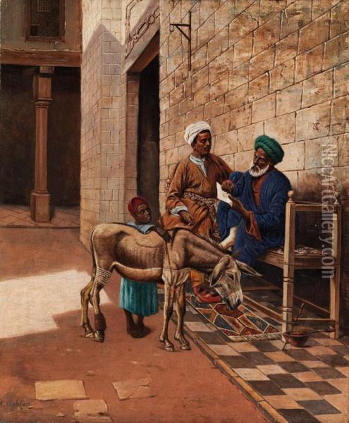 Orientalische Genreszene Oil Painting - N. Ashton