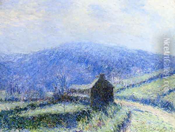 Hoarfrost at Huelgoat, Finistere Oil Painting - Gustave Loiseau