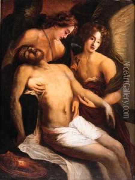 The Resurrection Oil Painting - Giovanni Andrea di Ferrari