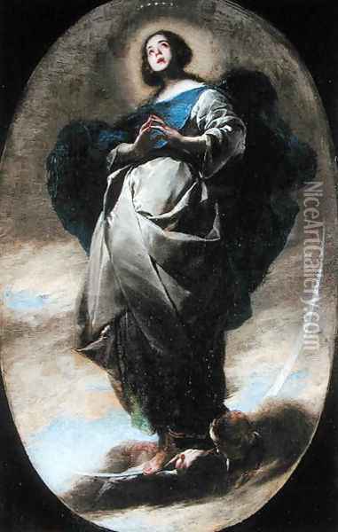 The Immaculate Conception Oil Painting - Bernardo Cavallino