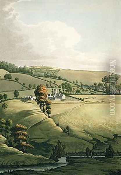 Plate from An Account of the Remains of a Roman Villa Discovered at Woodchester in the County of Gloucestershire Oil Painting - Samuel Lysons