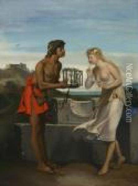 The Love Token Oil Painting - Frederick Leighton