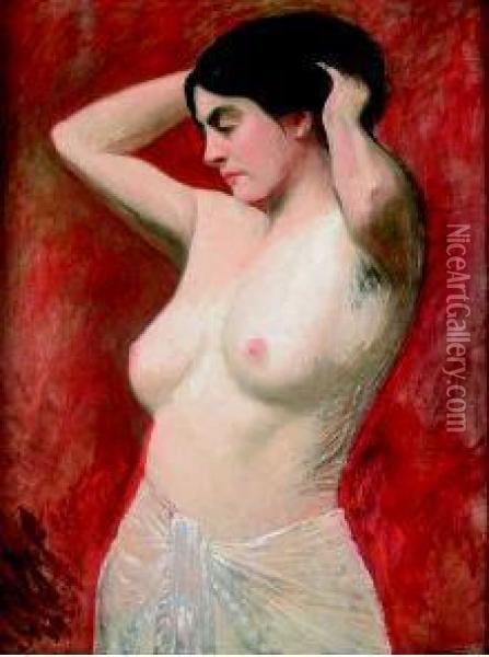 Nudo Di Donna Oil Painting - Charles Lucien Balay