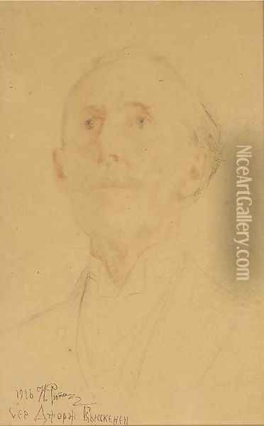 Portrait of Sir John Buchanan, the British Ambassador Oil Painting - Ilya Efimovich Efimovich Repin