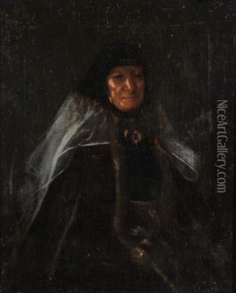 Portrait De Dignitaire Oil Painting - Vasili Andreevich Tropinin