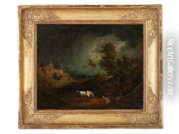 Selim And Suleika Oil Painting - Eugene Delacroix