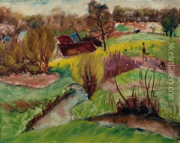 Paysage De Campagne Oil Painting - Roderic O'Conor