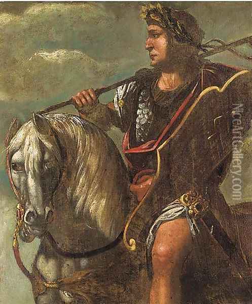 A Roman Officer Oil Painting - Francesco Del Cossa