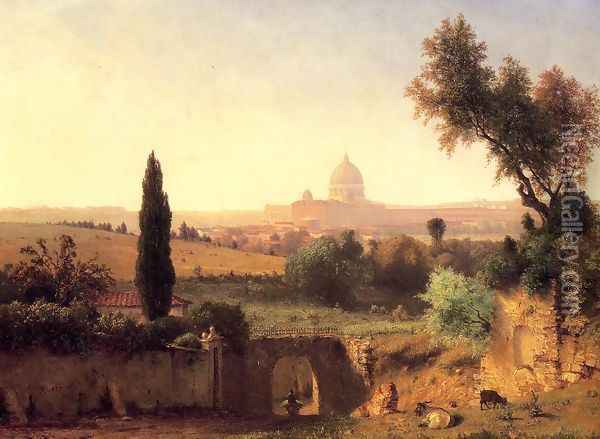 St. Peter's, Rome Oil Painting - George Inness
