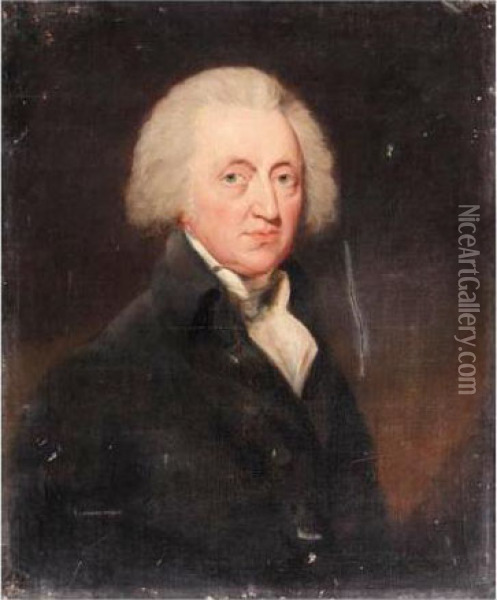 Portrait Of George Warnley Bowes Oil Painting - Gilbert Stuart