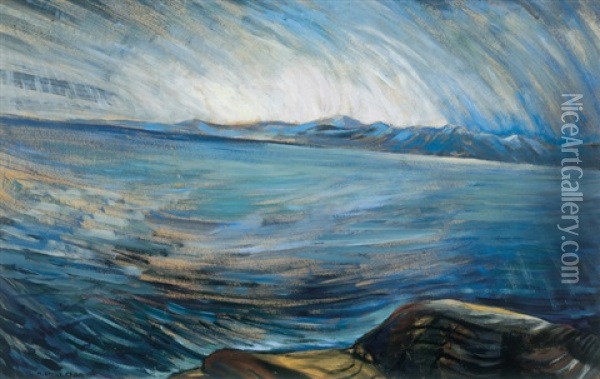 Strait Of Juan De Fucca (sic) Oil Painting - Emily Carr