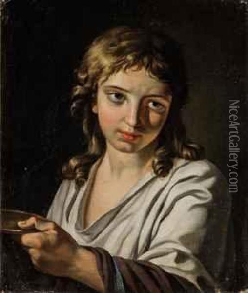 Saint John The Baptist Oil Painting - Jacques Louis David