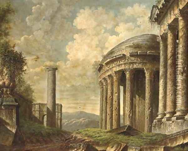 Classical ruins Oil Painting - Giovanni Battista Piranesi