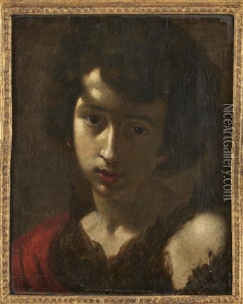 Saint Jean Baptiste Enfant Oil Painting - Cesare Dandini