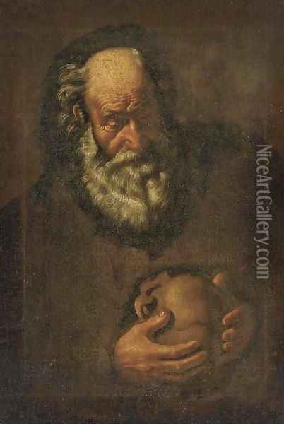 A hermit saint Oil Painting - Jusepe de Ribera