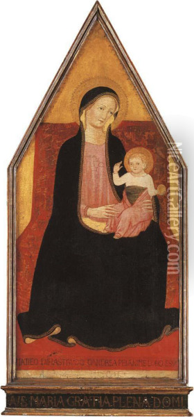 The Madonna And Child Oil Painting - Ventura Di Moro