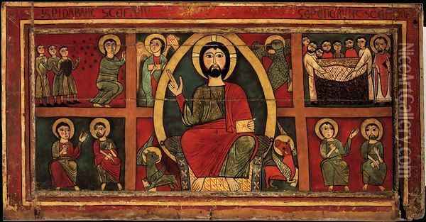 Altar frontal Oil Painting - Catalan Unknown Masters