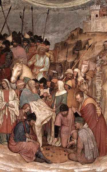 Crucifixion (detail) Oil Painting - Altichiero da Zevio