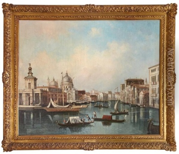 Venise, Vue Du Grand Canal Oil Painting - Michele Marieschi