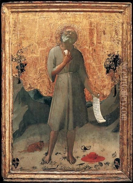 Penitent St Jerome Oil Painting - Angelico Fra