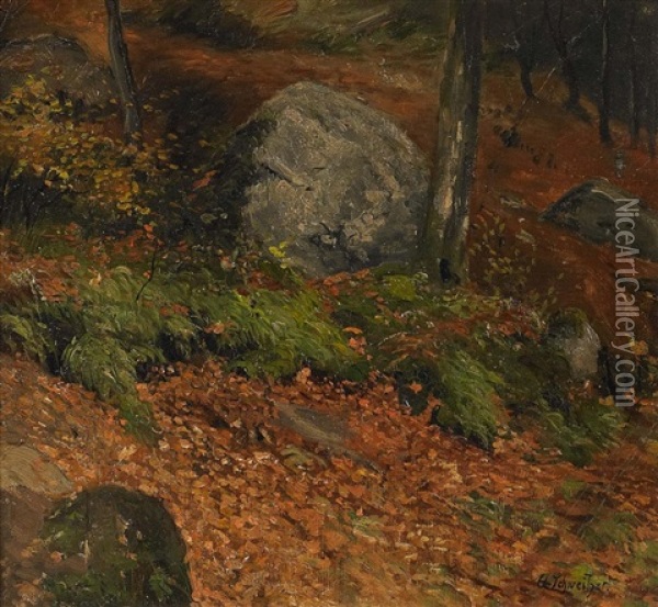 Zyklopensteine Im Aachener Wald Oil Painting - Adolf Gustav Schweitzer