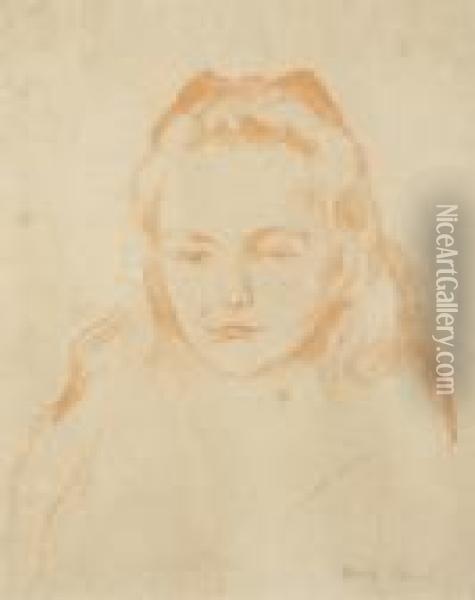 Ottilie Schiefler Oil Painting - Edvard Munch