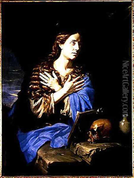The Penitent Magdalene, 1657 Oil Painting - Philippe de Champaigne
