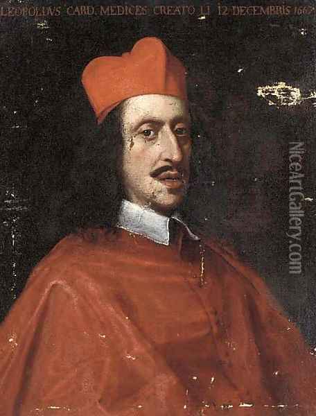 Portrait of Leopold de' Medici Oil Painting - Justus Sustermans