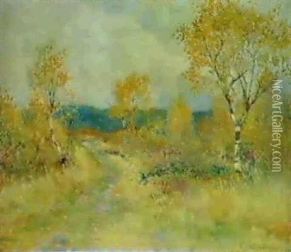Sommertag Oil Painting - Charles L'Eplattenier