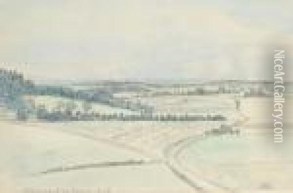Chaumont-en-vexin Oil Painting - Lucien Pissarro