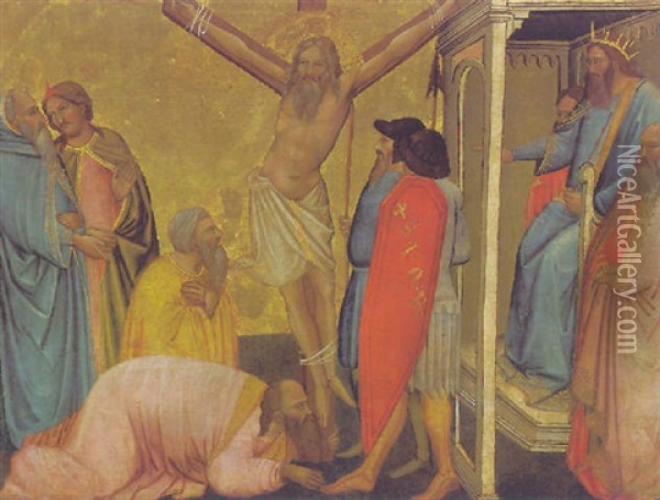 The Martyrdom Of Saint Andrew Oil Painting - Agnolo di Taddeo Gaddi