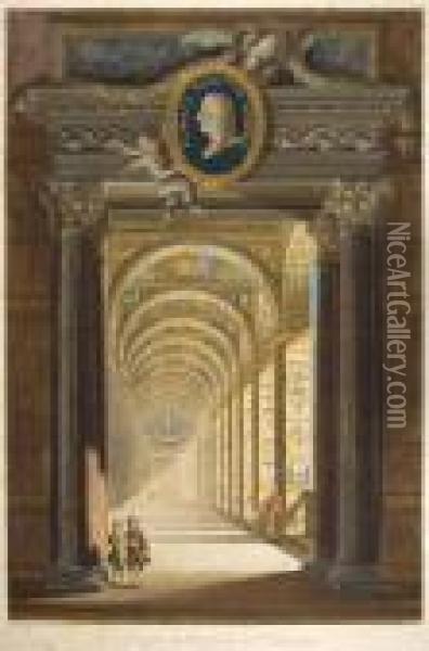 Loggie De Rafaele Nel Vaticano Oil Painting - Raphael (Raffaello Sanzio of Urbino)