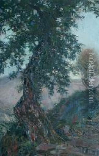 Paesaggio Oil Painting - Alceste Campriani