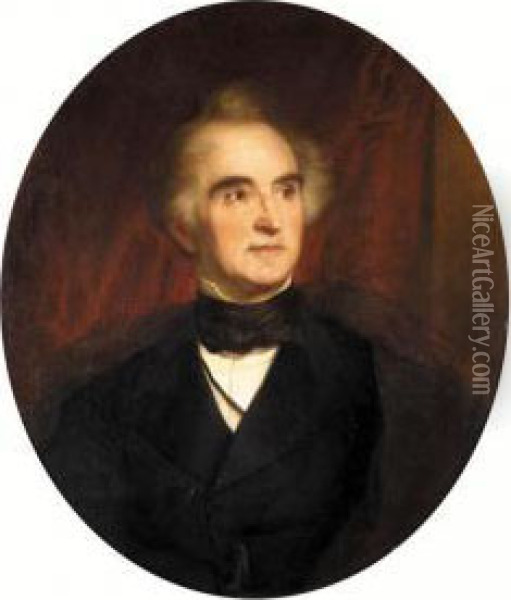 Portrait Of Justus Von Liebig Oil Painting - Wilhelm Carl F. Trautschold